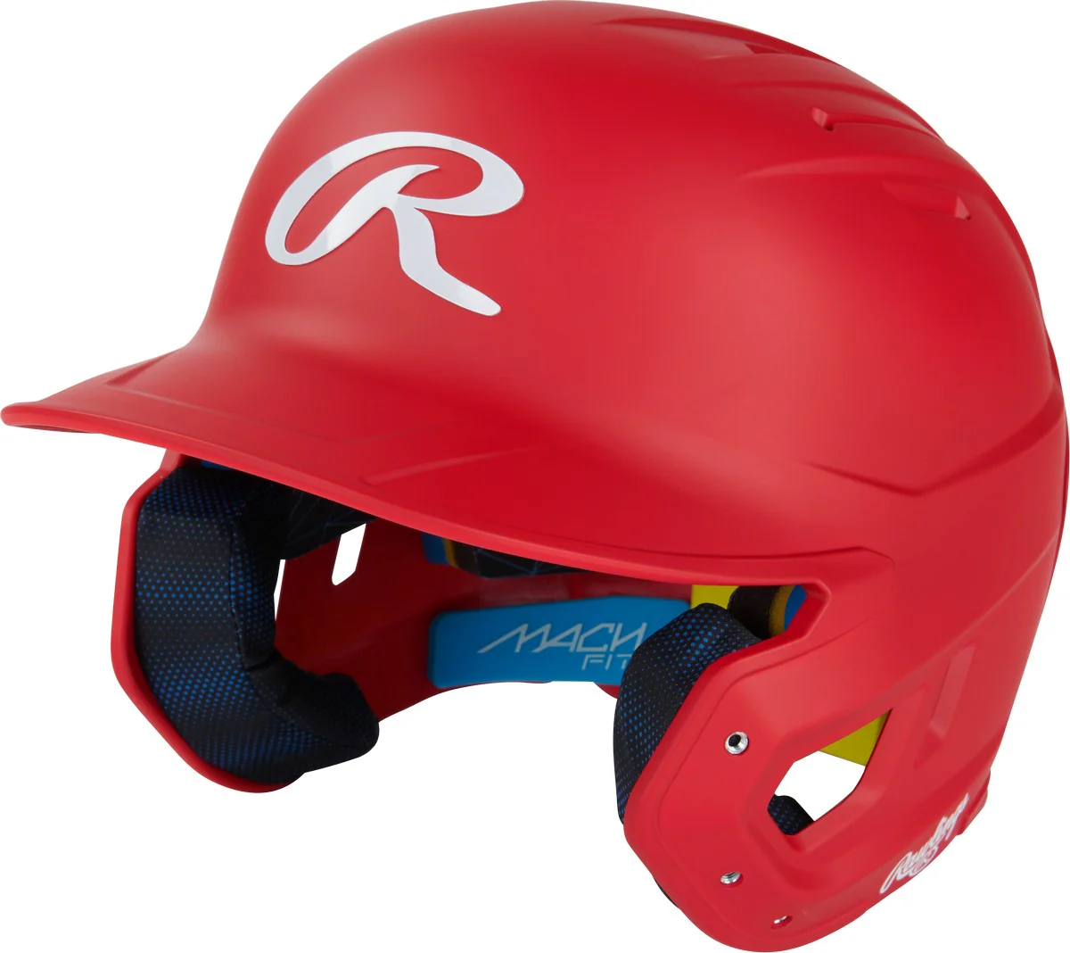 Rawlings MACH FIT Matte 1-Tone Baseball Batting Helmet - Image 4