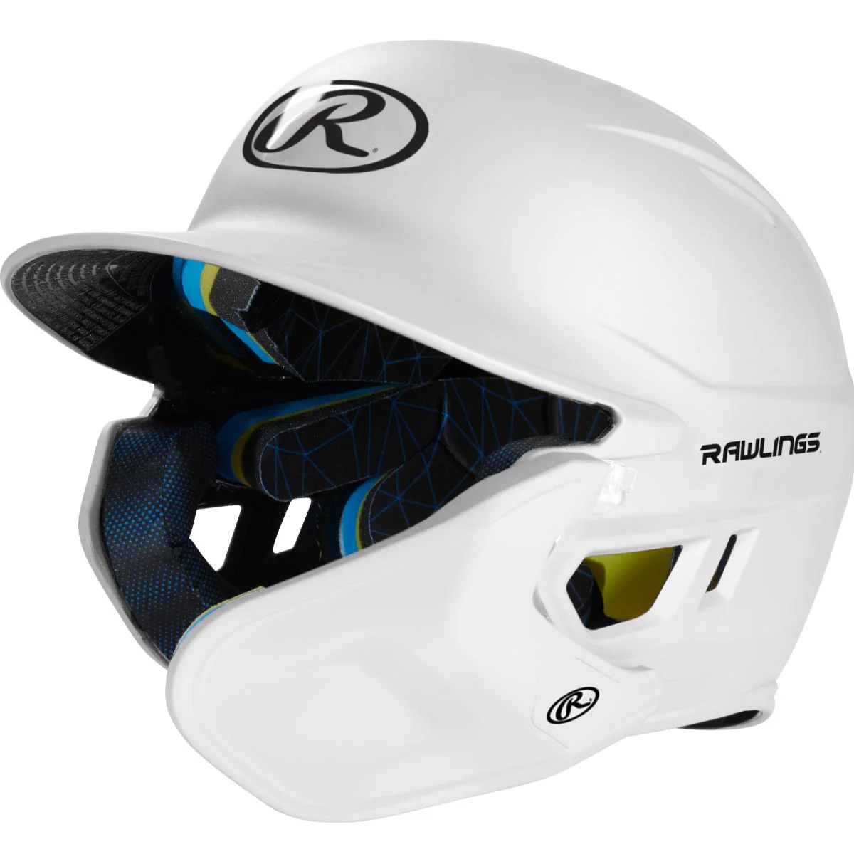 Rawlings Senior One Tone MACH Adjust Right Hand Batter Helmet with Adjustable Faceguard One - Image 5